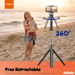 Moxom Selfie drzac mx-ss18 sa rotacijom 360 stepeni crni ( R2226 )-6