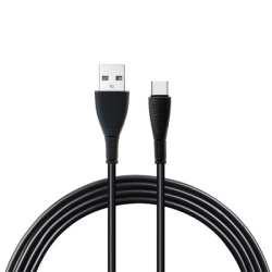Moxom Usb data kabal cc-63 fast type c 1m crni ( U1749 )-1