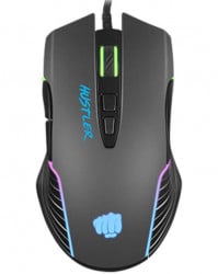 Natec Fury Hustler gaming optical mouse 500-6400 DPI, RGB LED, 7 Buttons, Black ( NFU-1698 )  - Img 1