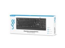 Natec ugo askja k200, multimedia keyboard us, spill proof, usb, black ( UKL-1827 ) -3