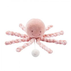 Nattou plišana muzička hobotnica lapidou pink ( A060793 )