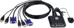 Nedis aten 2-port USB KVM switch sa kablovima CS22U-AT - Img 1