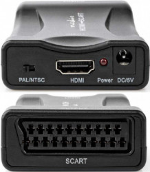 Nedis VCON3461BK HDMI ulaz na SCART izlaz jednosmerni, 1080p, 1.2 Gbps, Black - Img 3