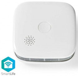 Nedis WIFIDS20WT smart life detektor dima bluetooth, Wi-Fi, Android/IOS, 85dB, white