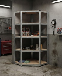 Norvel Ugaona Metalna Polica 183x90x40 cm nosivost 5x175 kg ( KLK-HJ-21 )