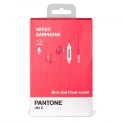 Pantone žičane slušalice u pink boji ( PT-WDE001P ) - Img 2