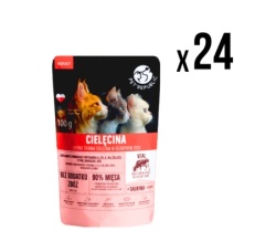 Pet republic kesica za mačke teletina 100g x24 komada ( 5733 )