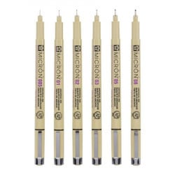 Pigma micron, liner, set, black, 6K ( 672081 ) - Img 2