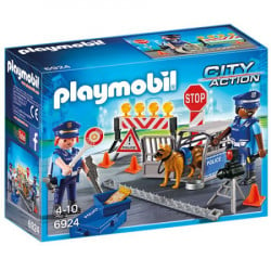 Playmobil- zmajevi -5481 ratnički brod ( 12474 )-policija-6924 barikade na putu ( 17197 )