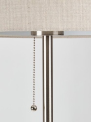Podna lampa V145cm bruš. čelik-2
