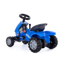 Polesie Veliki traktor sa pedalama za decu Turbo plavi ( SW12044 )-3