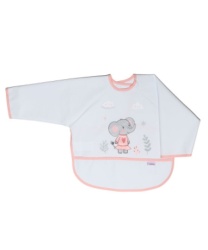 Portikla nepromočiva s rukavima slon bela ( BD1574B )
