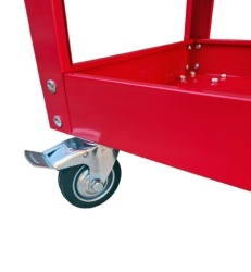 Prolinetech kolica za alat sa 3 police i fiokom - crvena plt/ws-03/1 ( PLT/WS-03/1 RED )-2