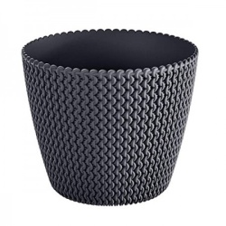 Prosperplast saksija splofy 16x13cm antracit ( PR DSP160-S433 )
