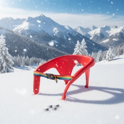 Prosperplast SEAT 3 za Sanke Bezzy - Crvena ( ISEAT3-1788C )