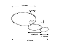 Rabalux Formand Plafonjere ( 71297 )-3