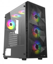 Raidmax talos window/black, 4x 120mm kucište RGB bez napajanja  - Img 1