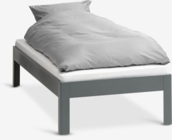 Ram kreveta 90x200 tamno siva