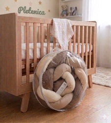 Ready Pletenica - krem-cappuccino-braon