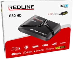 Redline S50 Prijemnik satelitski DVB-S2, Full HD, HDMI, USB-3
