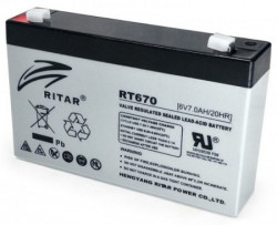 Ritar punjiva olovna baterija VRLA, 6V 7Ah za UPS 151x34x94mm BAT-RT670