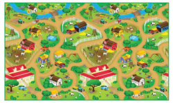 Rollmatz Podloga za igranje Farma 200 x 120cm ( SW10169 )