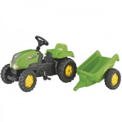 Rolly Toys Traktor Kid-X sa prikolicom zeleni ( 012169 )-1