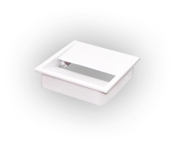 Rozetna za kablove 1626 85x85 H=20, White ( 608-013 )