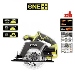 Ryobi cirkular 150mm aku 18V ( R18CSP-0 ) - Img 3