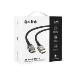 S-link slx-hd4k20 hdmi na hdmi m/m v2.0 4k/30hz metal 20m Kabl -2