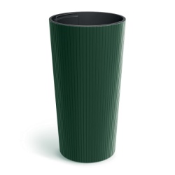 Saksija Lamia visoka 25cm sa uloškom - oliva zelena 2411U ( 20005 )