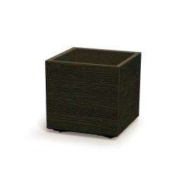 Saksija Madera 30x30cm Eco sa točkom - crna kafa 4625W ( 19948 )