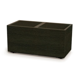Saksija Madera 60x30cm Eco sa točkom - crna kafa 4625W ( 19950 )