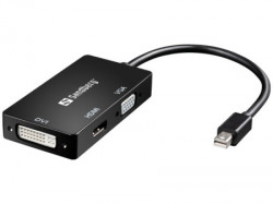 Sandberg adapter mini DisplayPort - HDMI/DVI/VGA 509-12 - Img 1