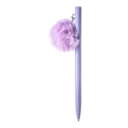 Sazio elegant hemijska olovka pom-pom plava ljubičasta ( B2C00287 )