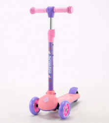 Scooter - trotinet za decu Model 651 sa svetlećim točkovima - Roze/ljubičast - Img 2