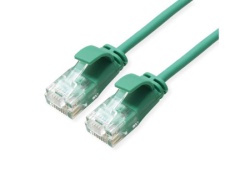 Secomp Roline UTP Data Center PatchCord Cat6A, Slim, LSOH, zelena 1.0m ( 6255 )