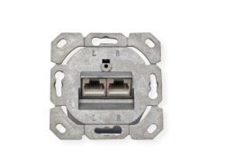 Secomp Value Cat6A/Cl.EA Flush WallMount Jack STP horizontalni beli ( 6186 )