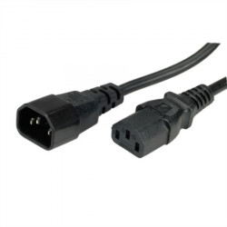 Secomp value monitor/UPS power kabl, IEC 320 C14 - C13, black, 0.5m ( 5068 ) - Img 3