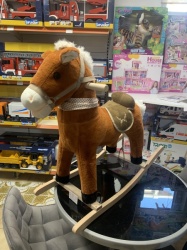 Selay plišani konj na ljuljanje braon 3506 ( 350630 )