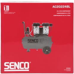  Senco ac20224bl-eu bezuljni, bešumni kompresor za vazduh, 24l, 9bar, 1.500W ( SENCO AFN0038EU )-4