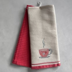 Set kuhinjskih krpa 40x60cm Wafle - Šoljica ( VLK000109-soljica )