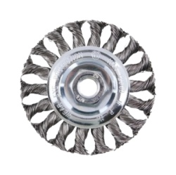 SG Tools SG12003 upletena kružna četka 175mm. čelična žica 0.5mm. ( SG12003 )