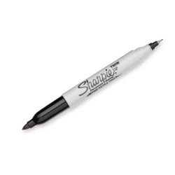 Sharpie marker twin tip crni 1/1 blister ( sh85877 )