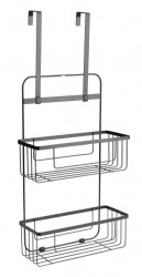 Shelf Nacka w/multi hanging hooks black ( 2768040 ) - Img 1