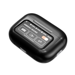Slusalice bluetooth ds86 anc/enc tws sa led ekranom crne ( SL1563 )-2
