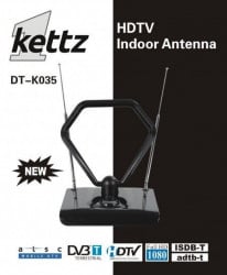 Sobna TV/FM antena Kettz DT-K035 + pojačivač ( 00K035 ) - Img 2