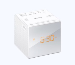 Sony ICF-C1W beli radio budilnik