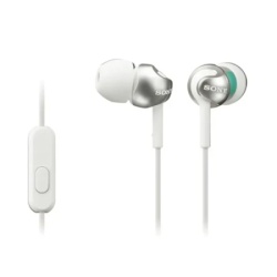 Sony MDR-EX110APW bele slušalice