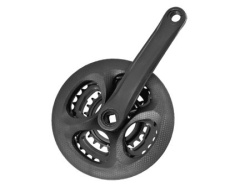 Srednji pogon mtb 28/38/48tx170 mm (karbon) crni ( 250210 )